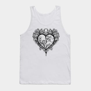 AI Art | Fancy Heart Tank Top